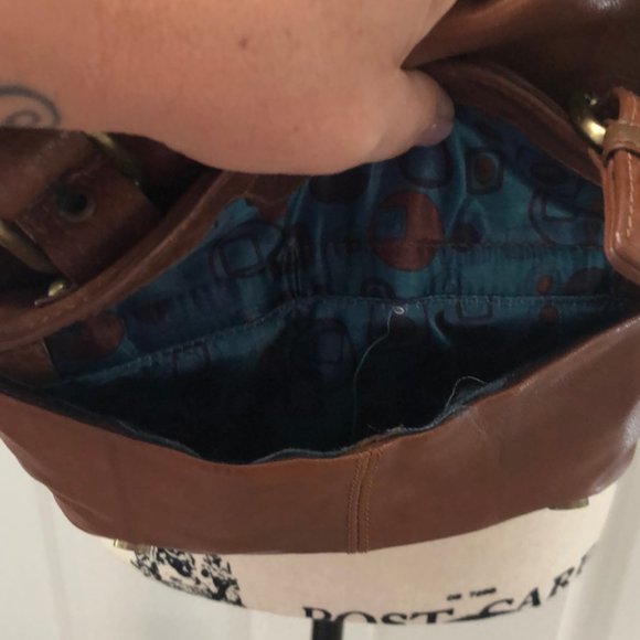 DONATED Brown Stone Mountain leather purse - Picture 10 of 15